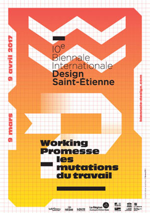 affiche biennale internationale design saint-etienne 2017